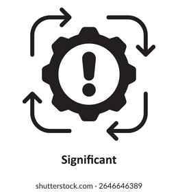 Significant Vector Icon which can easily modify or edit
