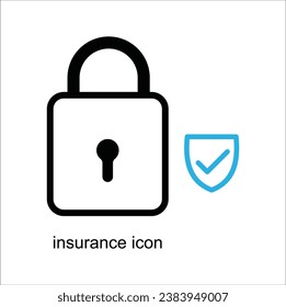 It signifies the safety and peace of mind that insurance brings to individuals and businesses. suitable for sticker, mug, t-shirt. etc. Eps 10

