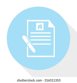  signing  contract  icon