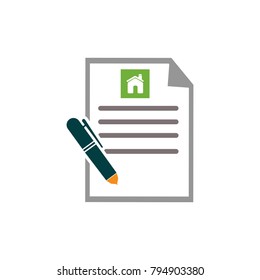 signing contract icon