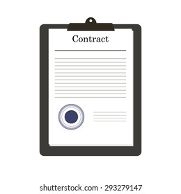 Signing of the contract illustration