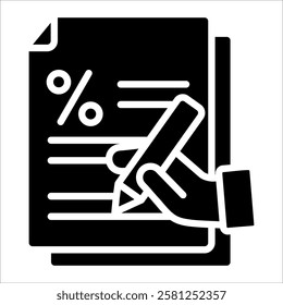 Signing Icon Element For Design