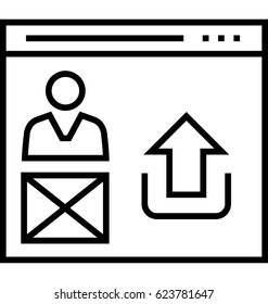 Signout Vector Icon