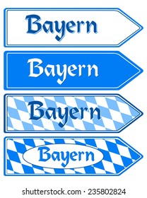 Signpost Bayern