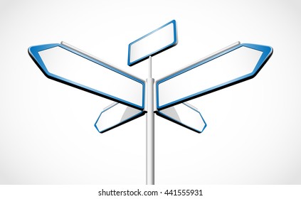 Signpost for business concept