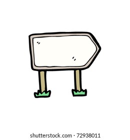 signpost cartoon