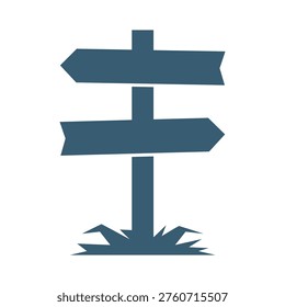 Signpost direction icon design illustration