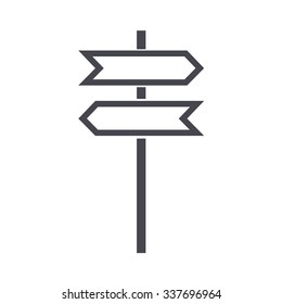 Signpost icon