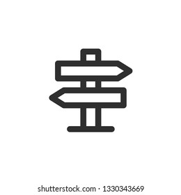 Signpost icon , Carnival & Amusement Symbol .
