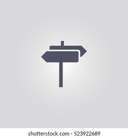 signpost icon design