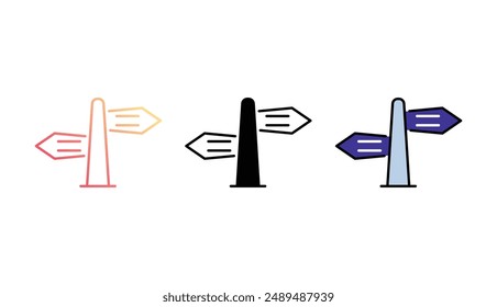 Diseño de icono de señal con fondo blanco ilustración de stock