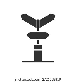 Icono de poste de señalización - Icono de poste de guía