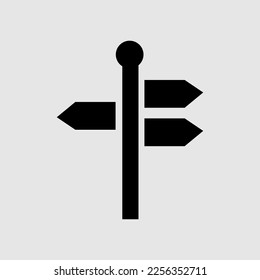 signpost icon trendy style illustration on white background..eps