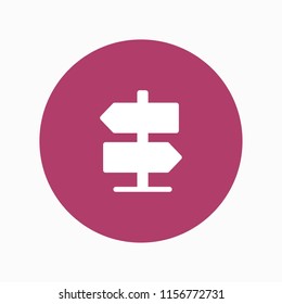 signpost icon vector