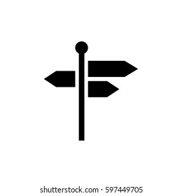 Signpost Icon Vector