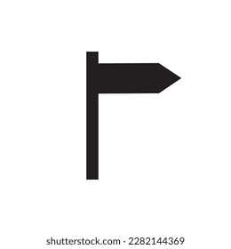 signpost icon, vector best flat icon.