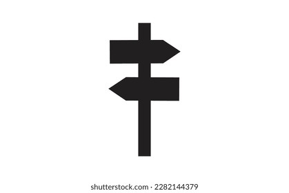 signpost icon, vector best flat icon.