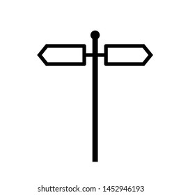 Signpost Icon Vector Design Symbol Illustration