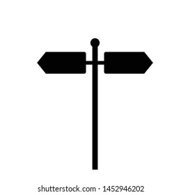 Signpost Icon Vector Design Symbol Illustration