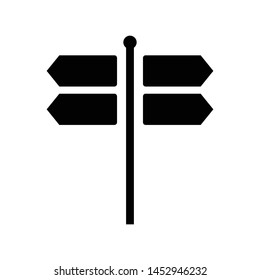 Signpost Icon Vector Design Symbol Illustration