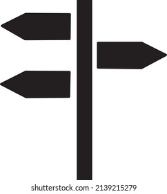 Signpost Icon Vector Design Symbol Illustration.eps
