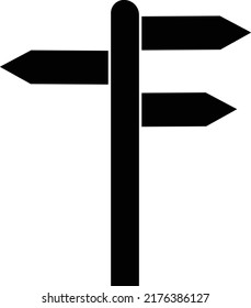 Signpost Icon Vector Design Symbol Illustration