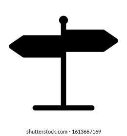 Signpost Icon Vector Design Template. vector illustration. Navigation icon
