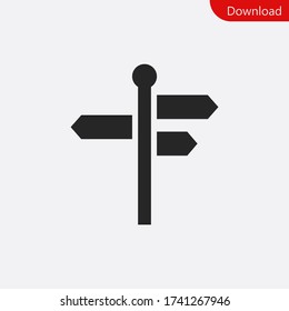 Signpost icon vector eps 10