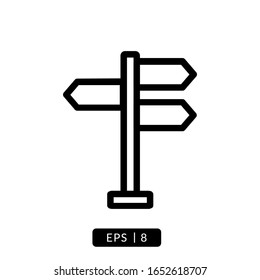 icono de señalización ilustración vectorial plantilla de logotipo para muchos fines. Aislado sobre fondo blanco.