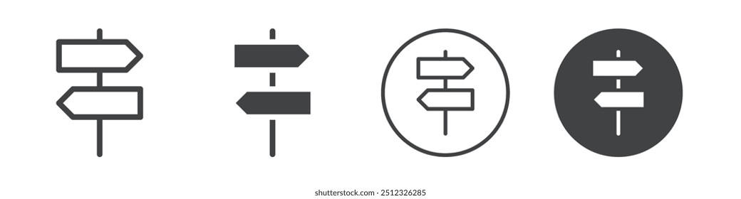 Esquema del logotipo del Vector del icono de la señal