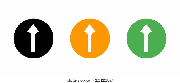 conjunto de ilustraciones de la plantilla del vector del icono de la entrada de señales. Vector de material.