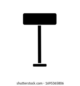 Signpost icon,vector illustration. Flat design style. vector signpost icon illustration isolated on White background, signpost icon Eps10. signpost icons graphic design vector symbols.