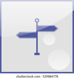 Signpost illustration.