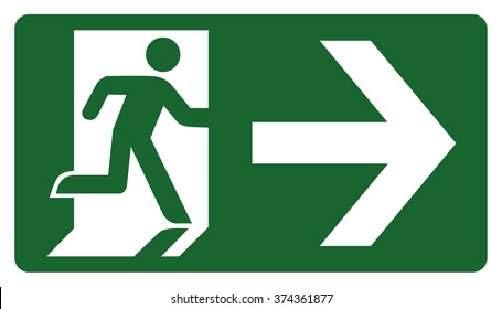 signpost, leave, enter or pass through the door right. Ideal for visual communication and institutional materials