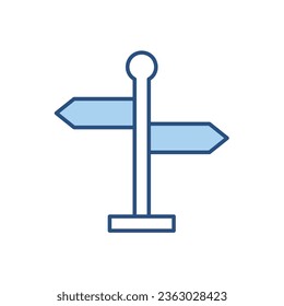 Signpost related vector icon. Isolated on white background. Vector illustration