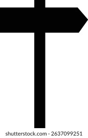 Signpost street Icon Design in different Styles with Editable Stroke. , Solid, Flat Line, and Duotone Line. Suitable for Web Page, Direction Indicator. Travel Destination on transparent background