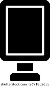 Diseño de Vector de señalización, concepto de navegación y dirección de marketing, guía e ilustración de ruta estratégica. Icono de glifo