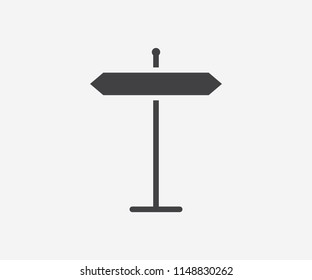 signpost vector icon