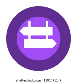 signpost vector icon