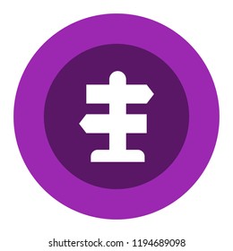 signpost vector icon