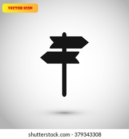 signpost vector icon