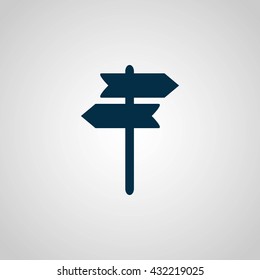 signpost vector icon