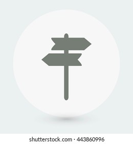 signpost vector icon