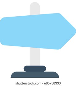 
Signpost Vector Icon
