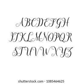 Font Modern Design Vector Font Title Stock Vector (Royalty Free) 1360366112