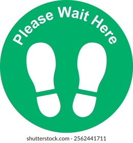The signs asking you to wait