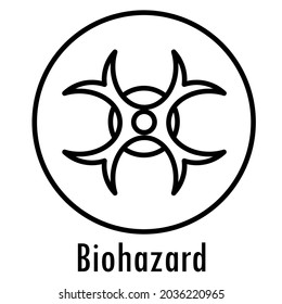 Signs, Biohazard Icons, Hospital And Chemical Waste. Ideal For Visual Communication And Institutional Materials