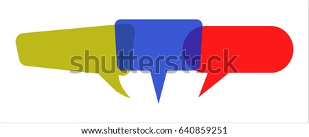 Signs communication - vector
