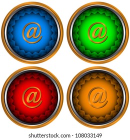 Signs email located on a white background