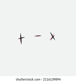 Signs handcrafts drawing vector  illustration
